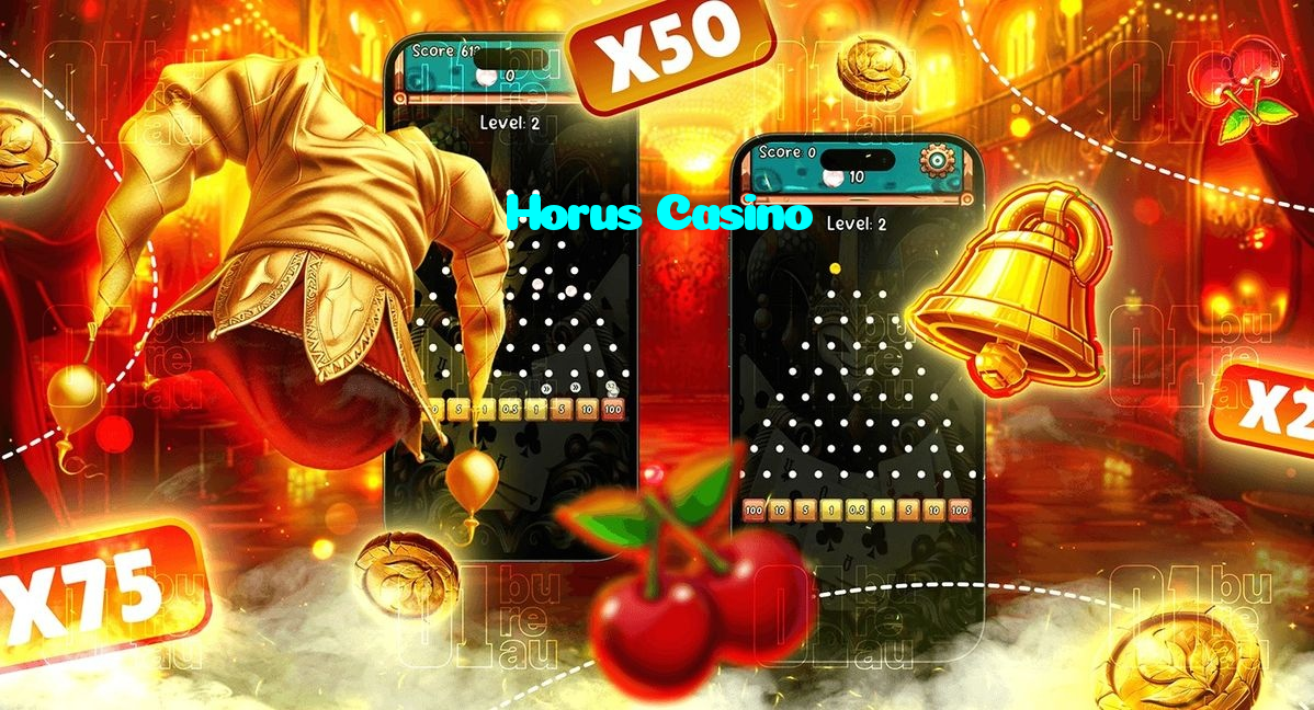 Horus Casino casino presented on mobile device in Pakistan with slots and live games